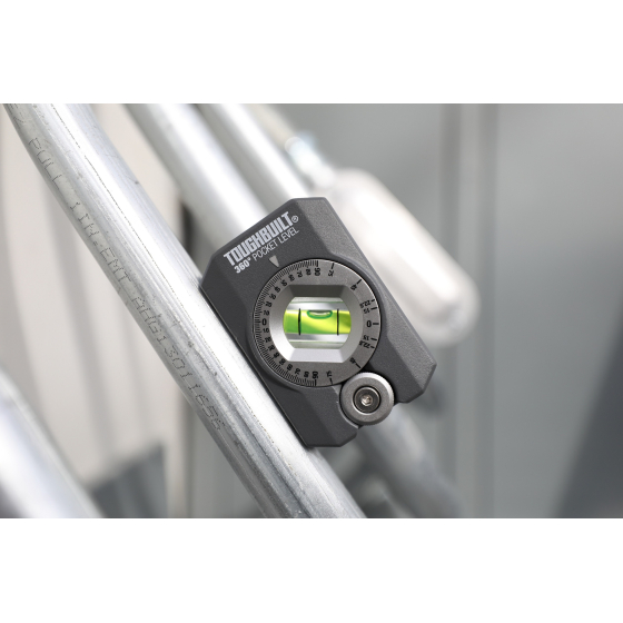 Toughbuilt Niveau de poche magnétique à 360° TB-H2-L-4R Toughbuilt Niveau de poche magnétique à 360° TB-H2-L-4R
