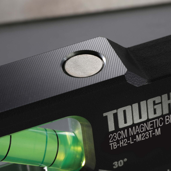 Toughbuilt Niveau à bulle magnétique Torpedo 23cm TB-H2-L-M23T-M