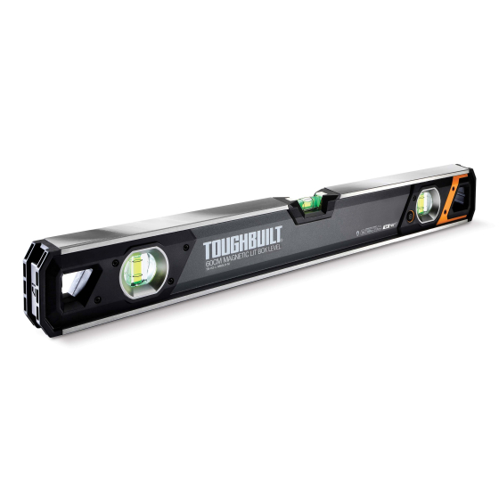 Toughbuilt Niveau à bulle magnétique à LED 60cm TB-H2-L-M60LH-M