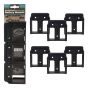 StealthMounts Supports de batteries Makita 18V 6-pack Noir BM-MK18-6