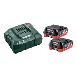 Metabo Set de x2 batteries 12V Li-HD 4.0Ah avec chargeur ASC55 (685301000)