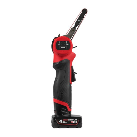 Milwaukee M12 FBFL10-402B Ponceuse à bande 10mm 12V 2x4.0Ah FUEL (4933480959) Milwaukee M12 FBFL10-402B Ponceuse à bande 10mm 12V 2x4.0Ah FUEL (4933480959)