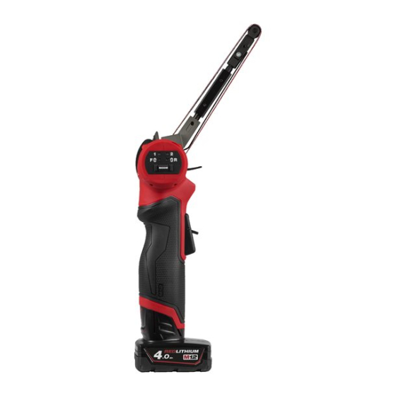 Milwaukee M12 FBFL13-402B Ponceuse à bande 13mm 12V 2x4.0Ah FUEL (4933480961) Milwaukee M12 FBFL13-402B Ponceuse à bande 13mm 12V 2x4.0Ah FUEL (4933480961)