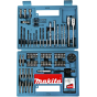 Makita B-53811 Set d'accessoires de vissage et de perçage 100 pièces en coffret