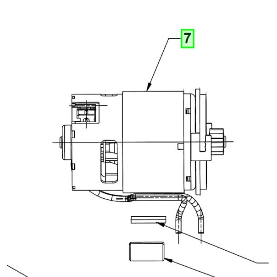 AEG Moteur 18V pour perceuse BS18G4  (4931479530)