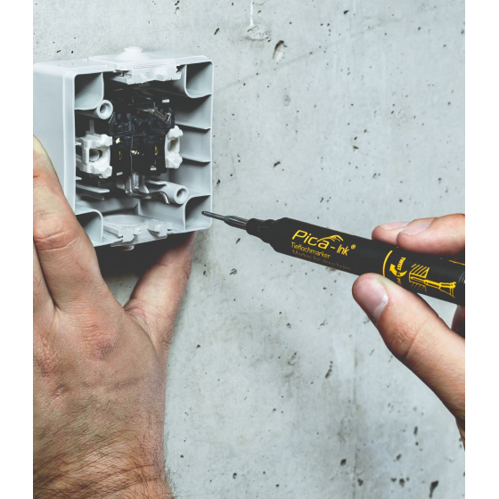 Pica INK rouge marqueur pour accès difficiles 150/40 Pica INK rouge marqueur pour accès difficiles 150/40