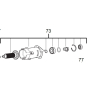 Milwaukee Moteur complet pour multitool M18FMT(4931473925)