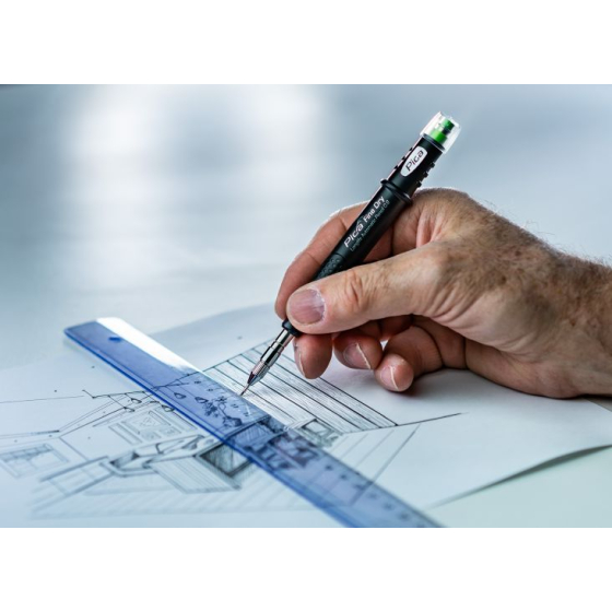 Pica FINE DRY crayon de chantier de précision 0.9 mm Longlife 7070 Pica FINE DRY crayon de chantier de précision 0.9 mm Longlife 7070