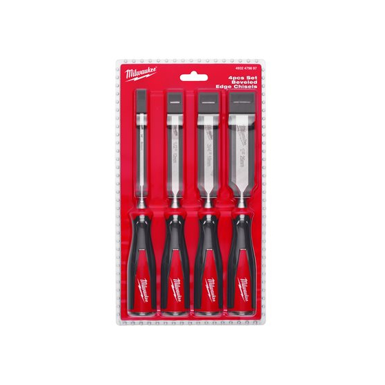 Milwaukee Set de 4 ciseaux à bois (4932479897) Milwaukee Set de 4 ciseaux à bois (4932479897)