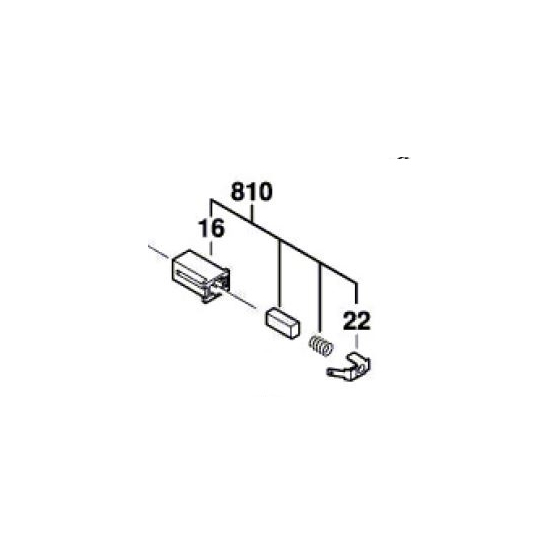 Bosch Paire de Charbons 2609120199 GEX125-1AE, GSS23A, GSS23AE