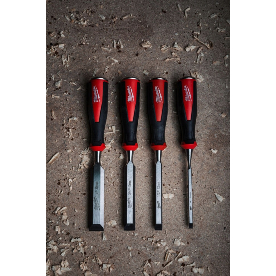 Milwaukee Set de 4 ciseaux à bois (4932479897) Milwaukee Set de 4 ciseaux à bois (4932479897)