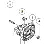 Hikoki Bouton poussoir de vérouillage pour meuleuse d'angle G12SW, G13SW, G13SWYMZ (336535)