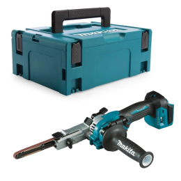 Makita DBS180ZJ Ponceuse à bande 18V 9x533mm en coffret Makpac (Machine seule)