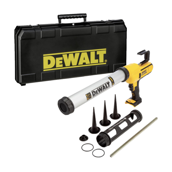 DeWalt DCE581NK-XJ Pistolet à mastic 18V pour cartouche de 300 à 600ml