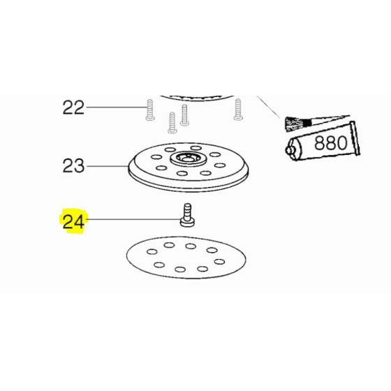 Metabo Vis a tete cylindrique pour ponceuse & scie sauteuse (141122300)