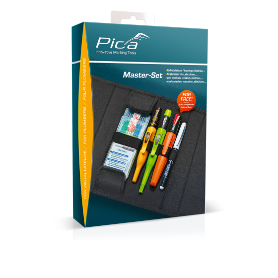 Pica MASTER-SET Assortiment ce crayons pour installateur 55020 Pica MASTER-SET Assortiment ce crayons pour installateur 55020