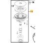 Dewalt Flasque de palier pour meuleuse d'angle D28490, D28492, D28492D, D28498, DWEN202 (N074213)