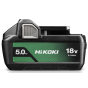 Hikoki BSL1850MA Batterie 18V Li-ion 5.0Ah compact avec indicateur de charge (378683)