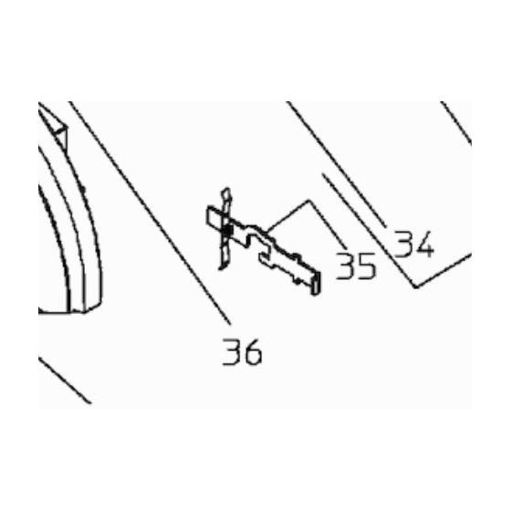 Metabo Verrouillage de broche complet pour scie KGS254 & KGS254M (1010734823)