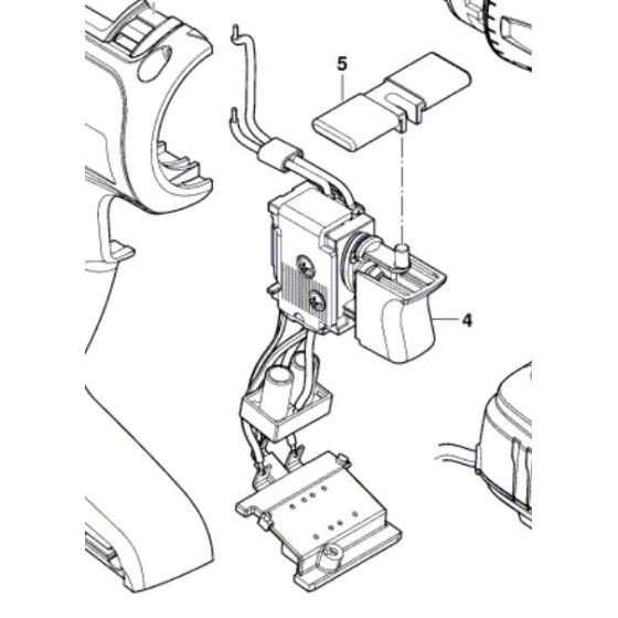 Bosch Interrupteur pour perceuse UniversalDrill 18 (2607202396)