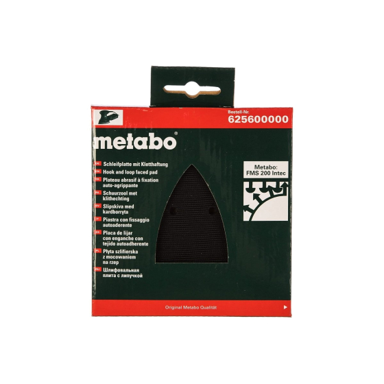 Metabo 625600000 Plateau de ponçage à fixation auto-agrippante FMS 200 Intec