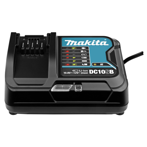 Makita DC10SB Chargeur Li-ion 10.8/12V pour batteries CXT (197363-4)