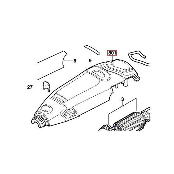 Dremel Sous-Ensemble Carter 2610009845