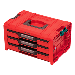 Qbrick Coffret à outils 3 tiroirs expert System PRO RED Ultra HD (SKRQPROD3ECZEPG003)
