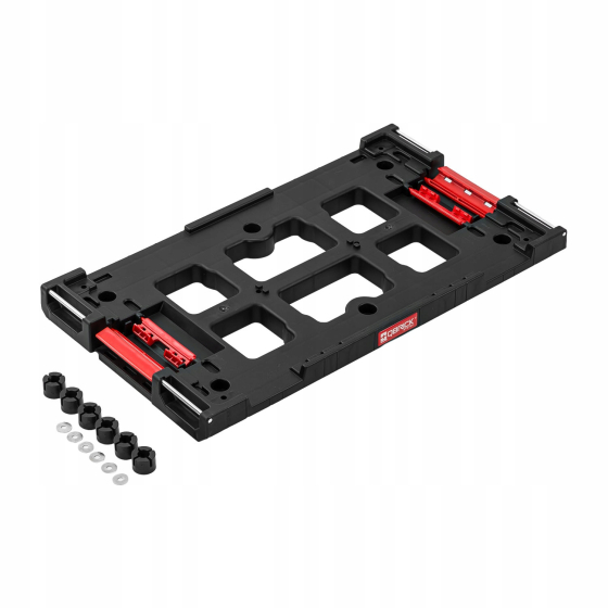 Qbrick Plaque adaptateur multiple systeme ONE avec plate-forme de travail (ADPTQONEWPCZAPG001) Qbrick Plaque adaptateur multiple systeme ONE avec plate-forme de travail (ADPTQONEWPCZAPG001)