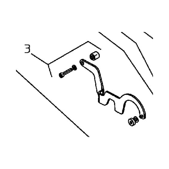 Metabo Levier pivotant complet pour scie KS216, KGS216M, KS216M (1010734130)