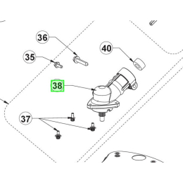 Ryobi Renvoi d'angle pour débroussailleuse (5131033937)