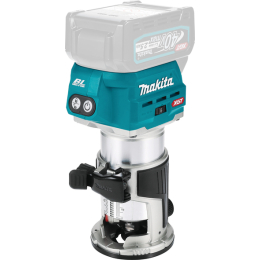 Makita RT001GZ18 Défonceuse, affleureuse 40V XGT 8mm (Produit seul + kit d'accessoires)