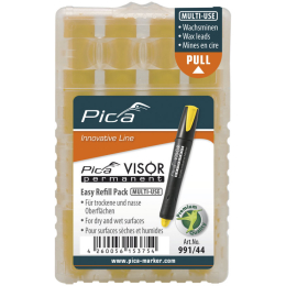 Pica VISOR mines de rechange Jaune pour marqueurs permanent 991/44