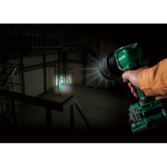 Hikoki UB18DHW4Z Lampe torche de chantier sans fil 18V 1050 Lumen Hikoki UB18DHW4Z Lampe torche de chantier sans fil 18V 1050 Lumen