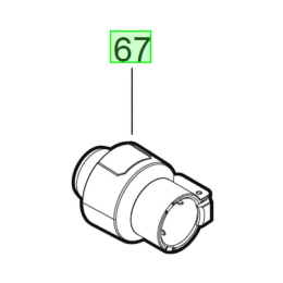 Milwaukee Adaptateur d'extraction de poussière M18 BQSS-0 (4931494211)