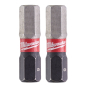 Milwaukee x2 Embouts 6mm x 25mm de Vissage Shockwave (4932430897)