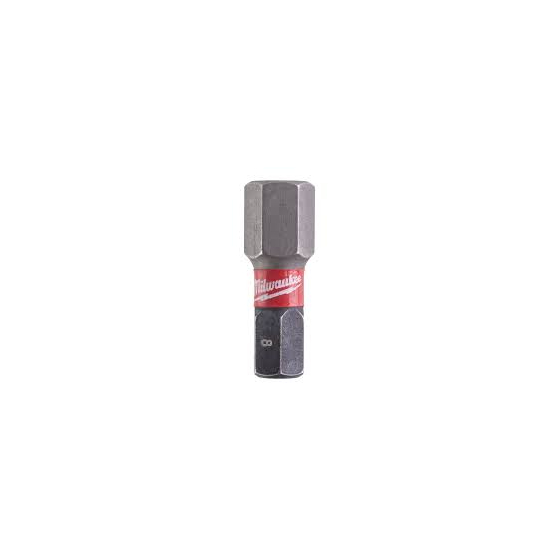 Milwaukee x2 Embouts Hex 8mm x 25mm de Vissage Shockwave (4932430898)