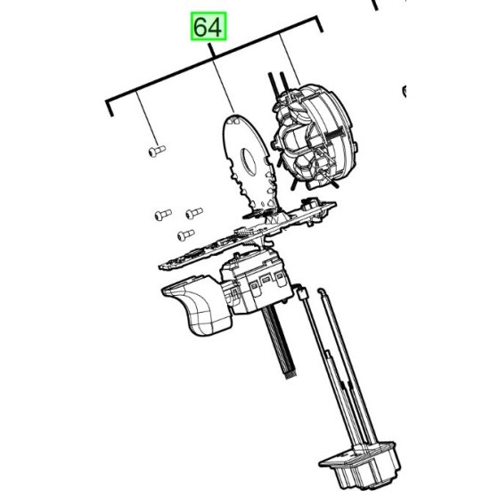 Milwaukee Ensemble commutateur électronique pour visseuse M18CBLID (4931466181)