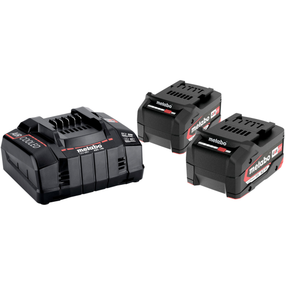 Metabo Set de base Li-ion 18V 2x5.2Ah avec chargeur rapide ASC 145 (685051000)