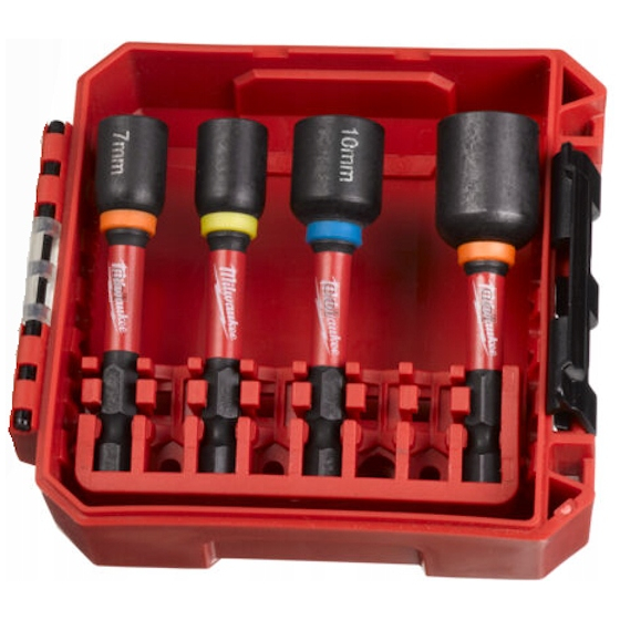 Milwaukee Set de x3 Douilles de vissage magnétique Shockwave 7-8-10-13mm (4932492445) Milwaukee Set de x3 Douilles de vissage magnétique Shockwave 7-8-10-13mm (4932492445)