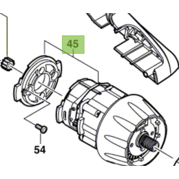 Bosch Boitier d'engrenages pour perceuse à percussion PSR18LI-2 (2609001721)