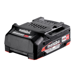 Metabo Batterie Li-ion 18V 2.0Ah Li-Power avec témoin de charge (625026000)