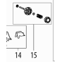 Metabo Molette de réglage hauteur pour scie à ruban BAS 318 (316095610)