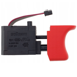 Bosch Interrupteur pour perceuse, visseuse 18V GSR18V-50, GSR18V-55, GSB18V-50, GSB18V-55 (1607000E18)