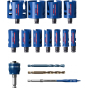 Bosch Coffret de 11 scies trépans carbure EXPERT & 1 couteau suisse offert (2608900489)