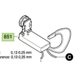 Bosch Module électronique pour meuleuse PWS1000-125CE, PWR180CE (1600A00A4P)