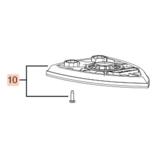 Skil Plateau de ponçage pour ponceuse 7260 (2826382001)