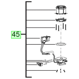 Milwaukee Ensemble commutateur électronique pour perforateur M18CHM (4931453597)