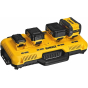 Dewalt DCB104-QW Chargeur de batteries 4 Ports 8Ah XR 10.8V/14.4V/18V  & Flexvolt Li-ion