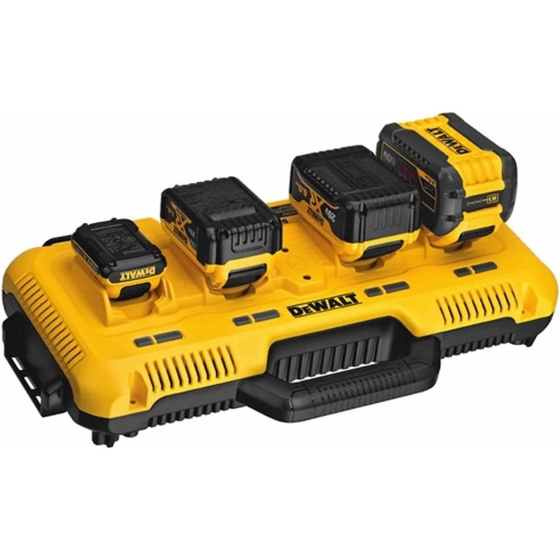 Dewalt DCB104-QW Chargeur de batteries 4 Ports 8Ah XR 10.8V/14.4V/18V  & Flexvolt Li-ion